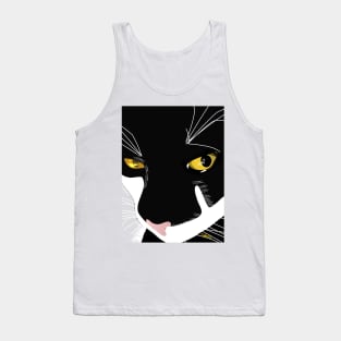 I haz attitude Cute Tuxedo Cat Copyright TeAnne Tank Top